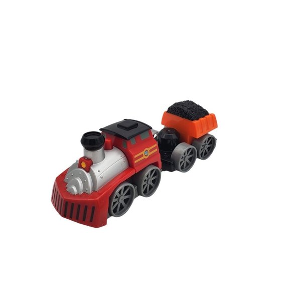 Mega Bloks incomplete train/truck parts freight timber logging wood coal toy. - Picture 4 of 5